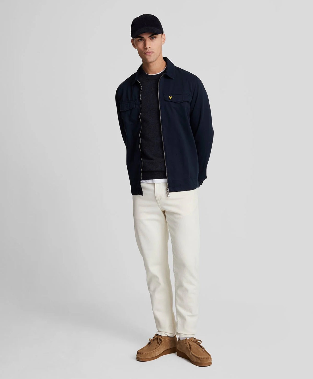 LAMBSWOOL BLEND CREW NECK JUMPER