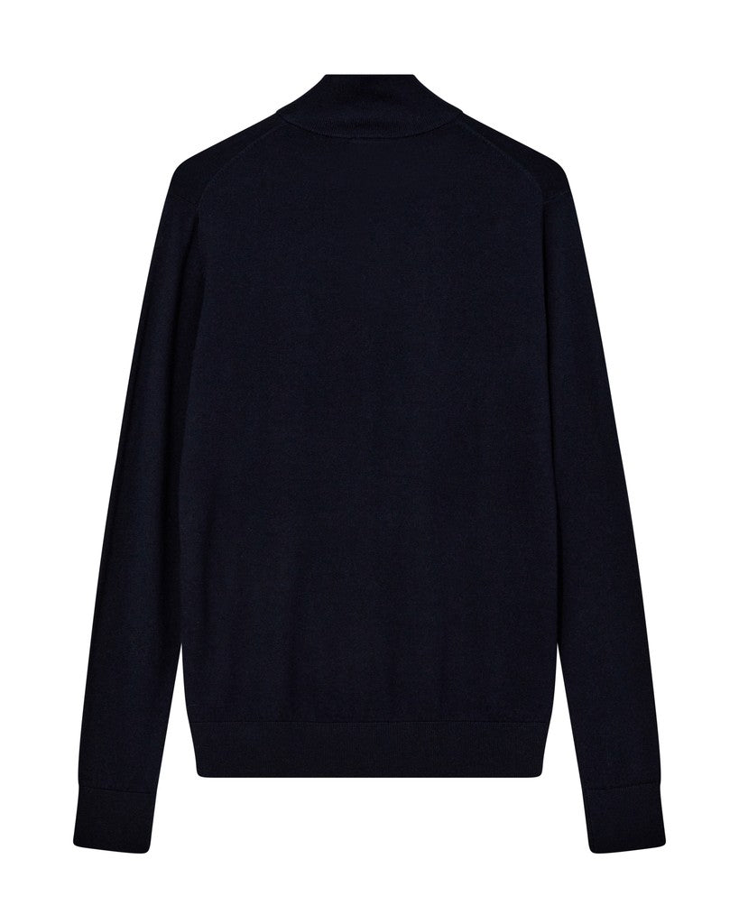 Mmgadam Soft Zip Turtle Neck Knit