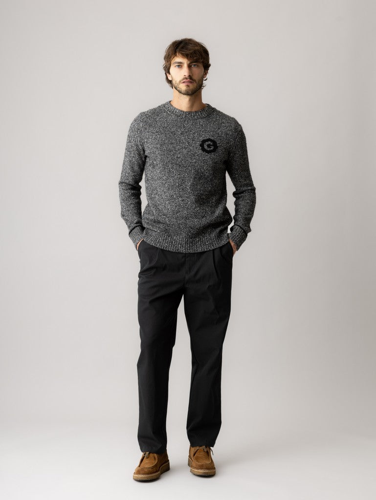 Mmglaporte Forte Nep Melange Knit