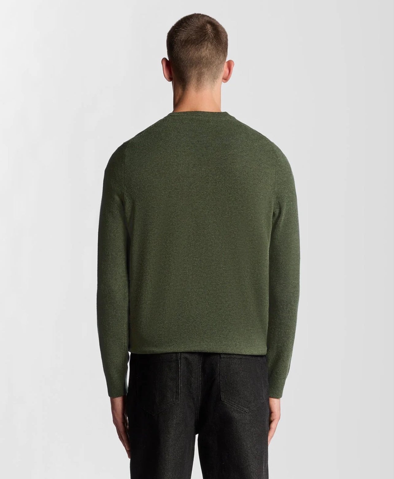 LAMBSWOOL BLEND CREW NECK JUMPER