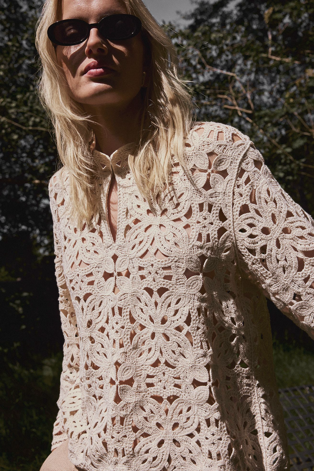 LORINA LACE BLOUSE