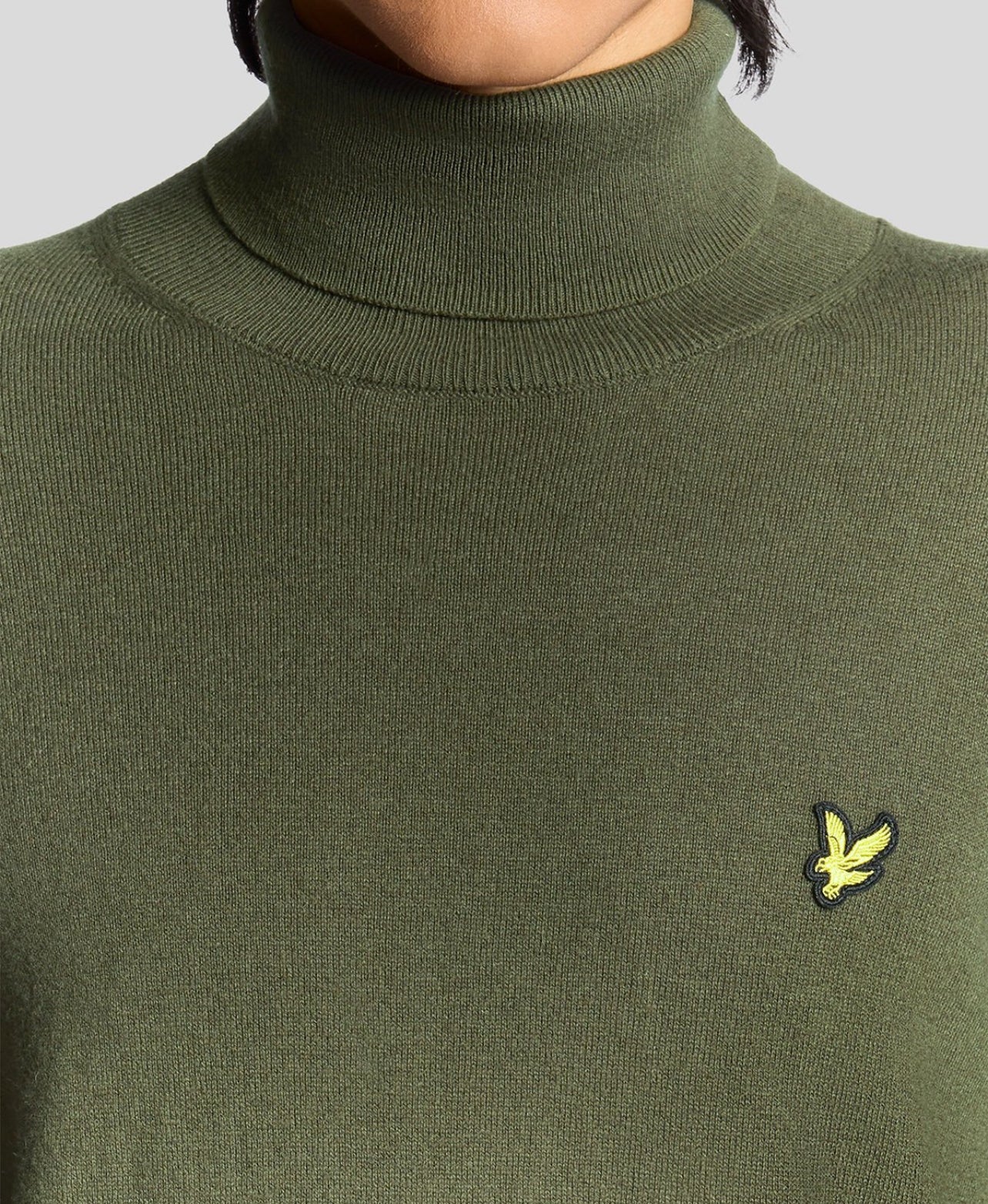 Cotton Merino Turtleneck Jumper