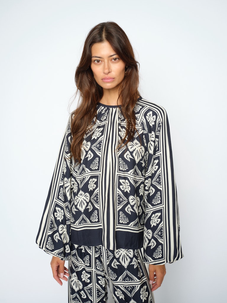 Mmmilkey Linocut Blouse