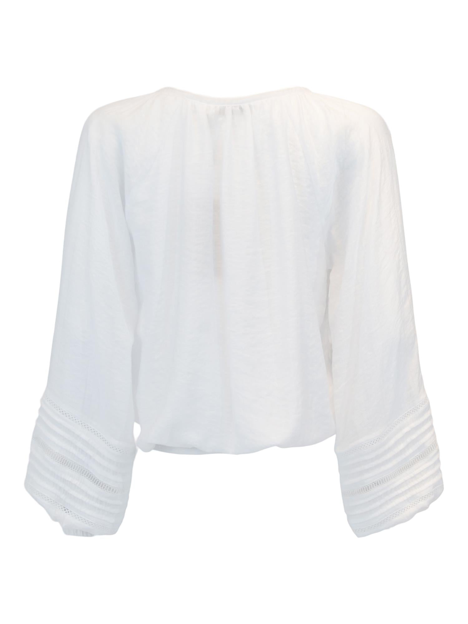 Seam Detail Sleeve Blouse 252836