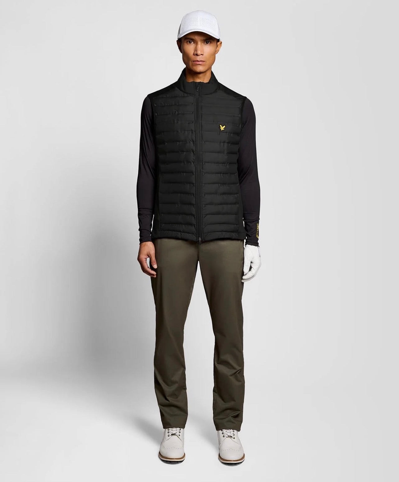 Hybrid Quilted Full Zip Golf Gilet