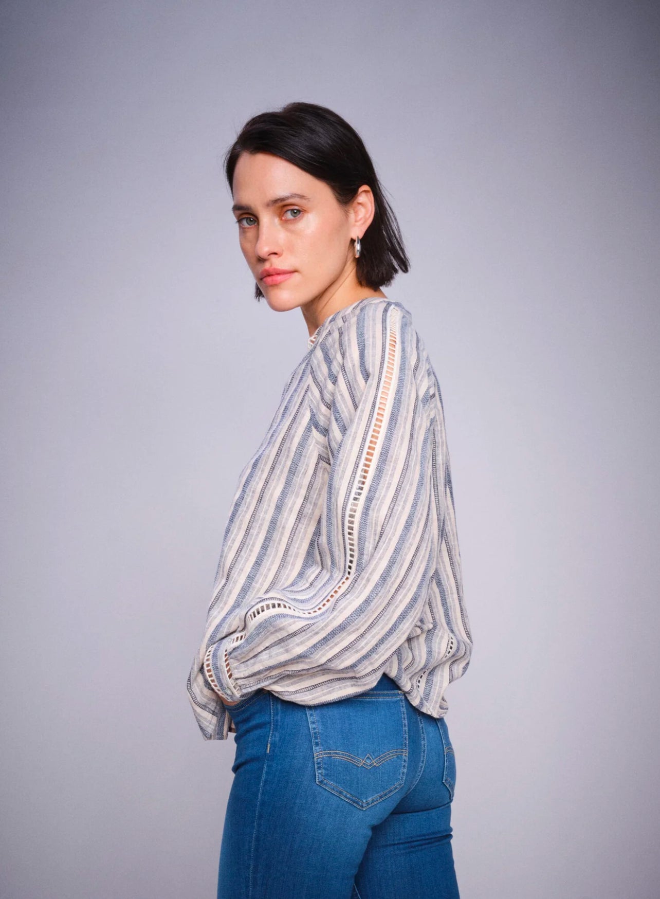 MM ZENIA LINEN BLOUSE