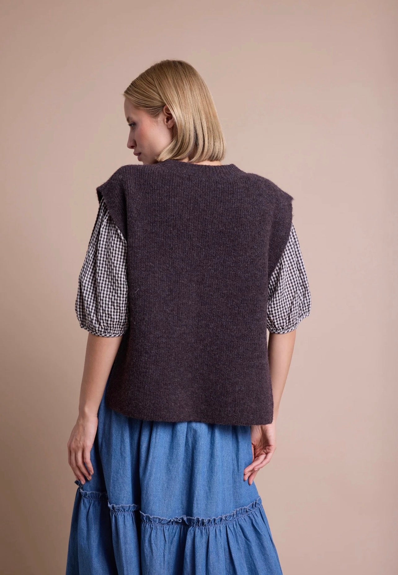 Dog strikket vest