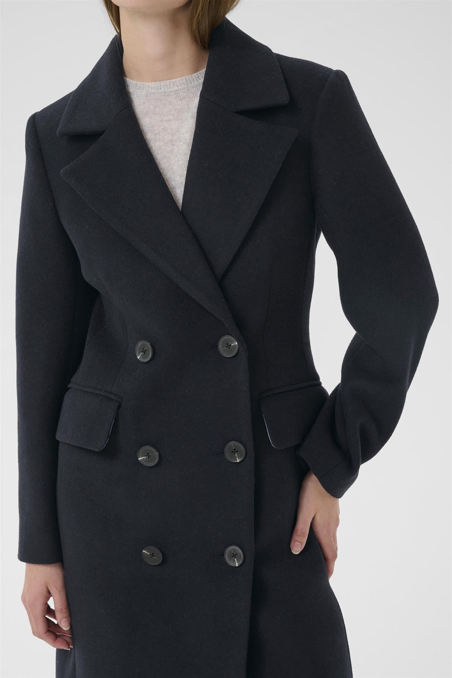 ThoraIW Lapel Coat R