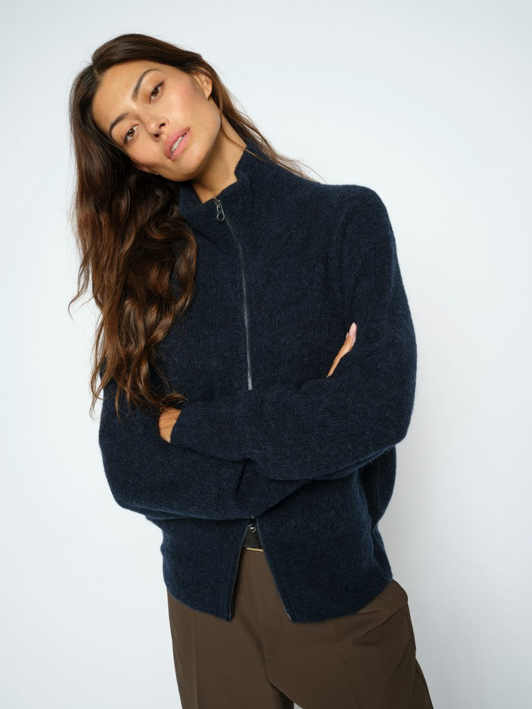 Mmthora Knit Zip Cardigan