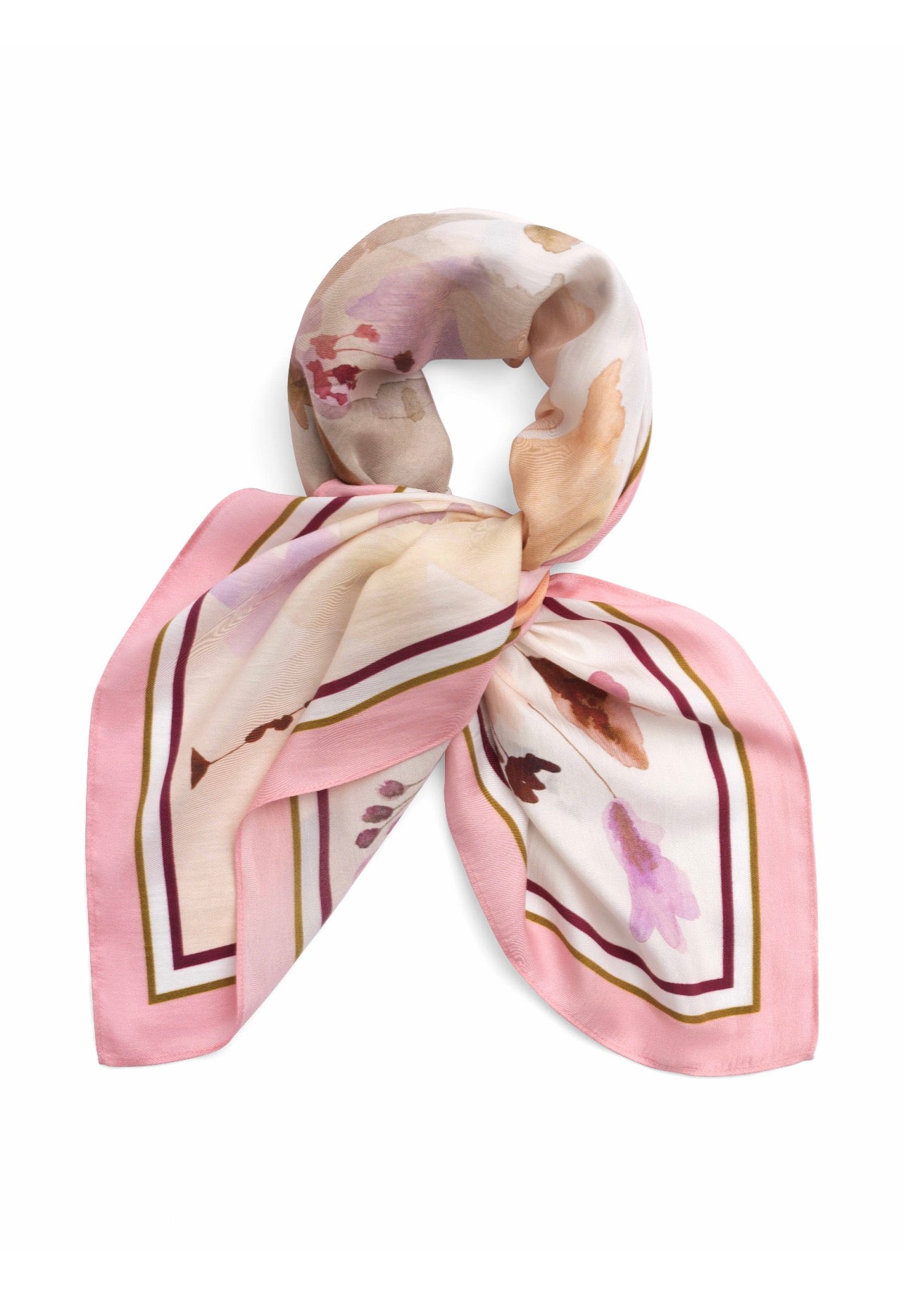 ROUGE SILK SCARF