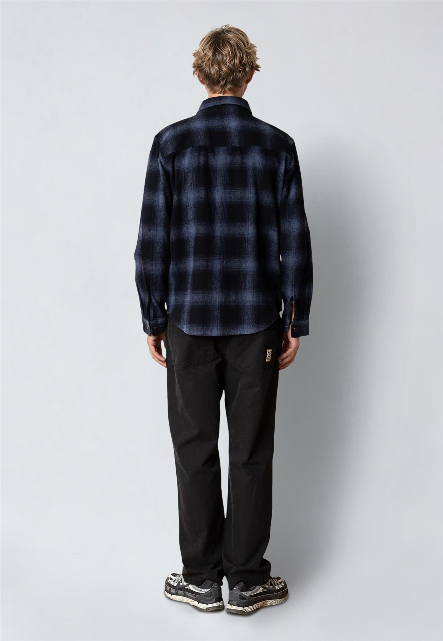 Adrian cotton check shirt
