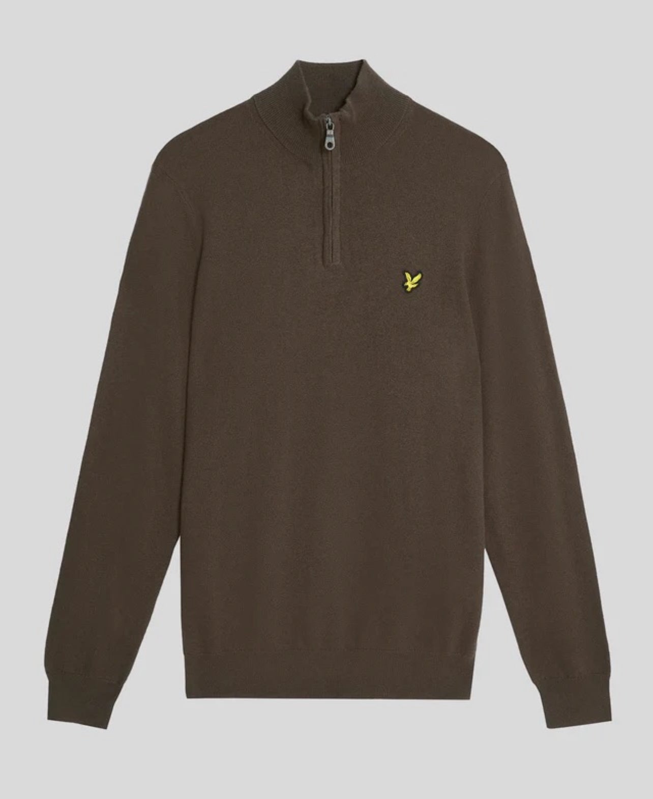 Cotton Merino Quarter Zip