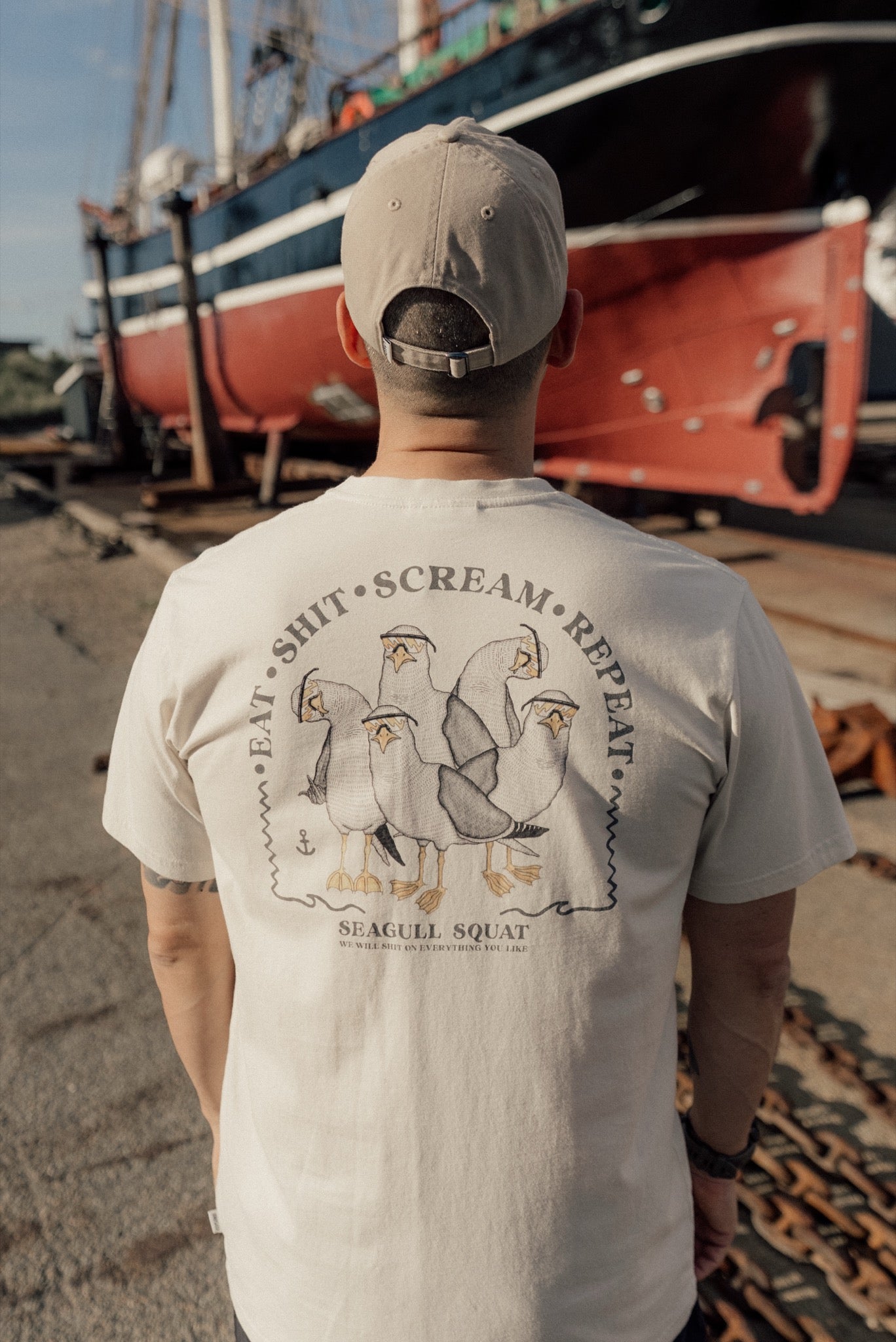 Seagull Squad Back T-shirt