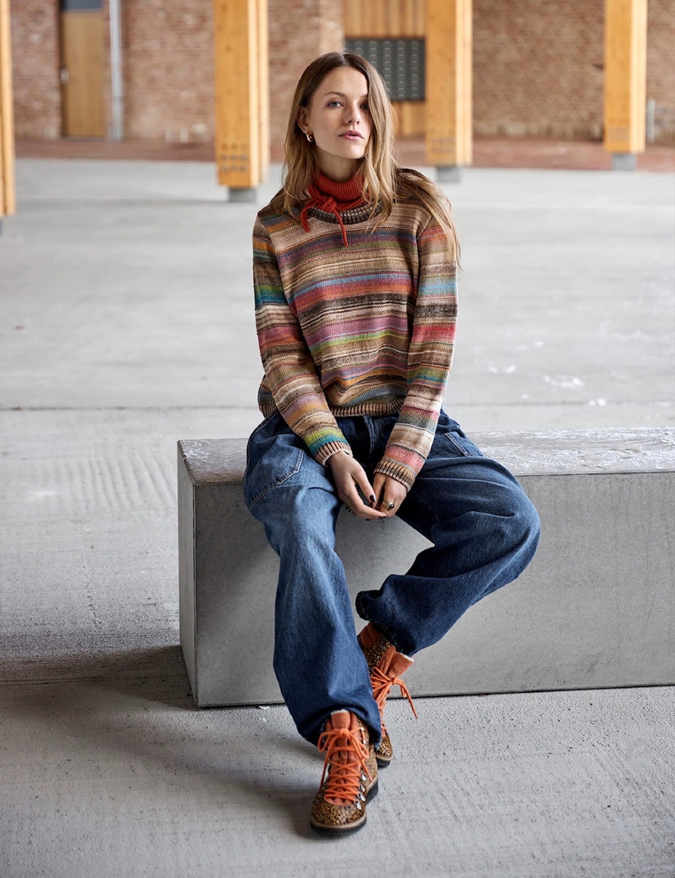 4409 Multicolour casual pullover