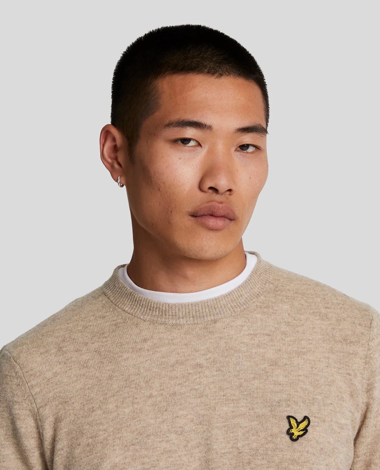 LAMBSWOOL BLEND CREW NECK