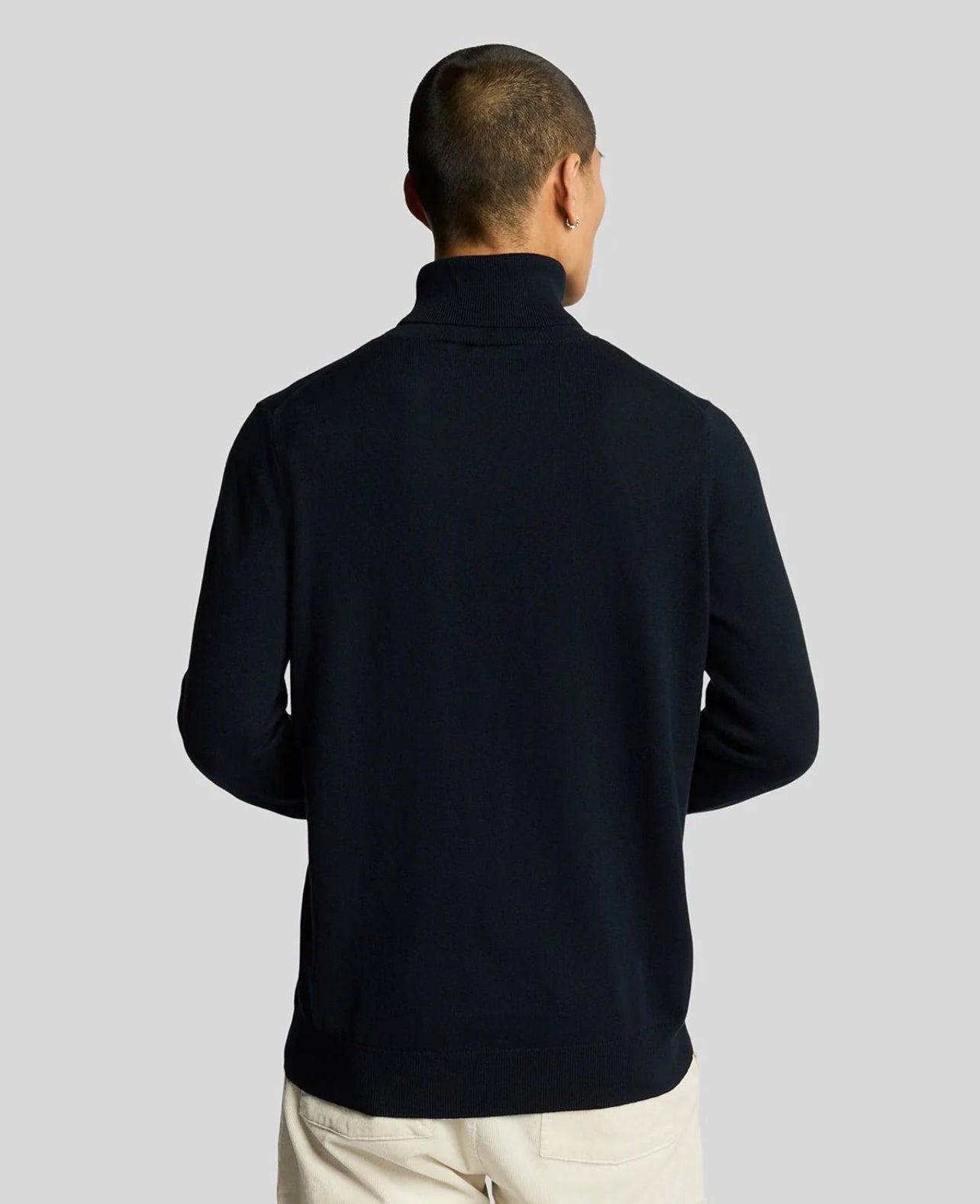 Cotton Merino Turtleneck Jumper
