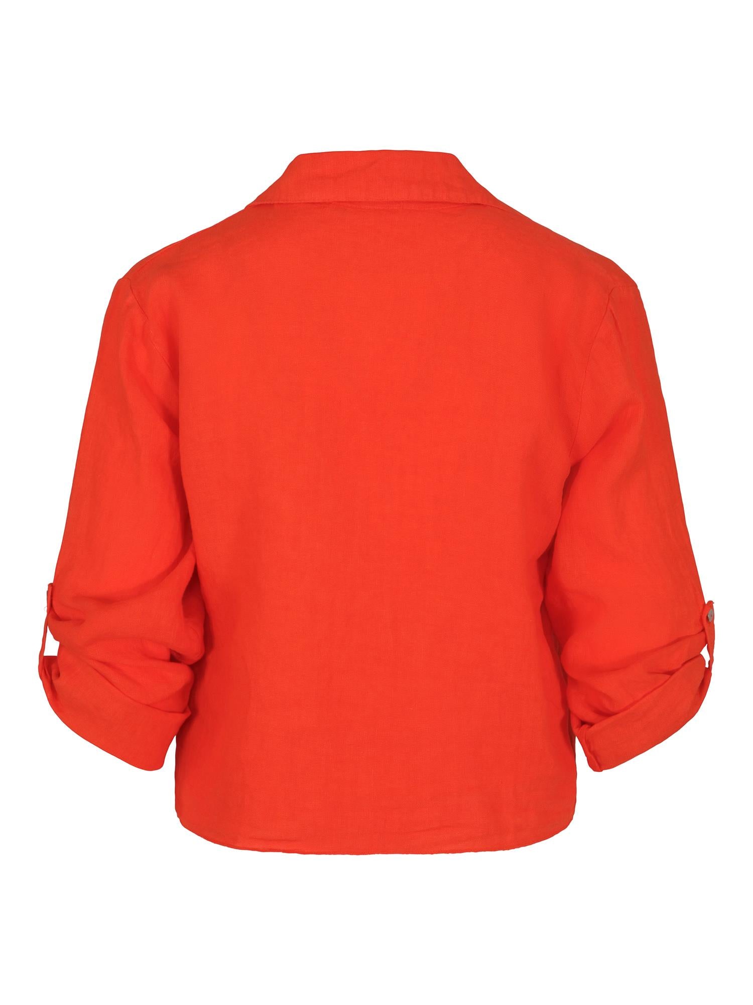 Tie Linen Shirt 253821