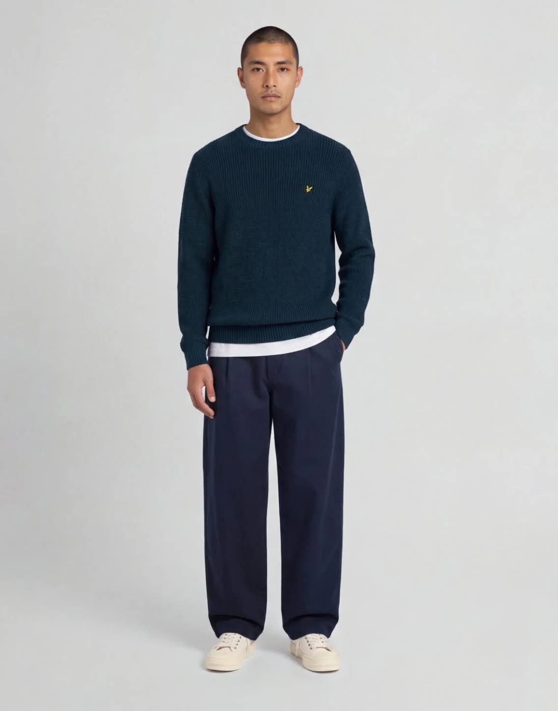 Static Marl Crew Neck Jumper