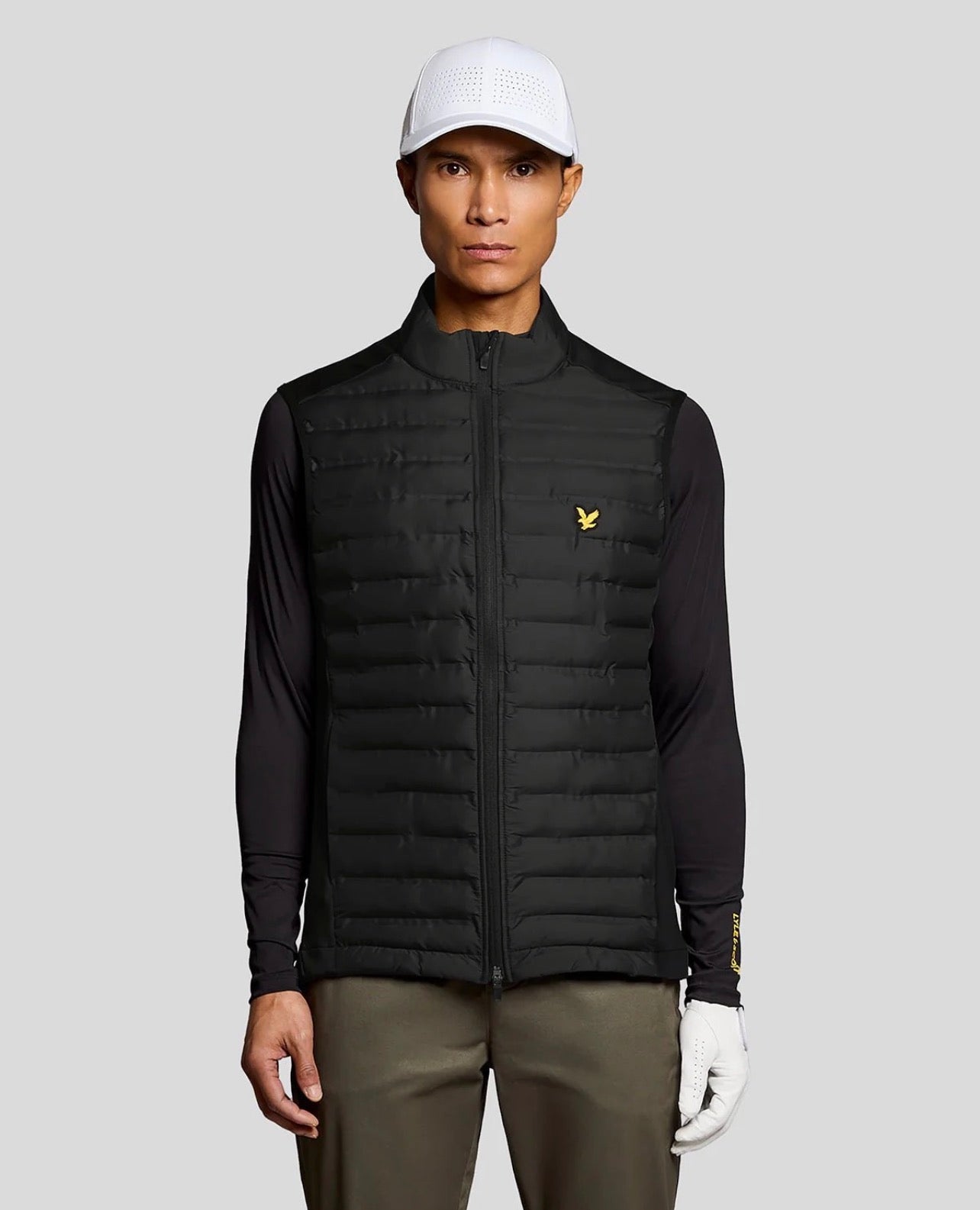 Hybrid Quilted Full Zip Golf Gilet