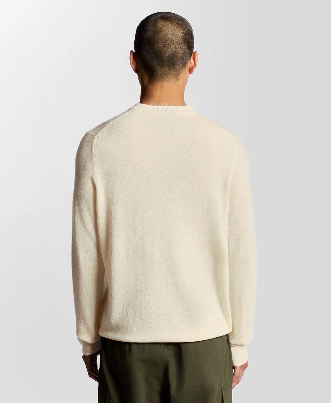 LAMBSWOOL BLEND CREW NECK JUMPER