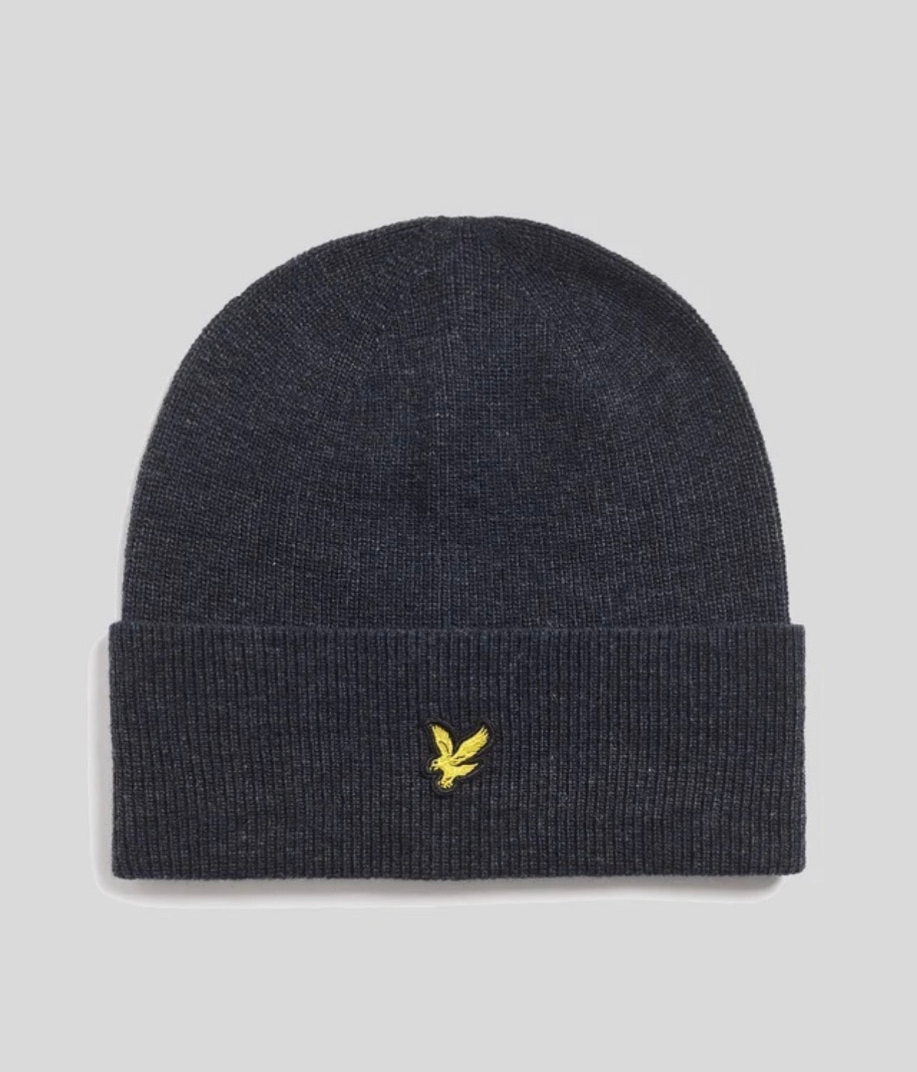 Lambswool Blend Ribbed Beanie