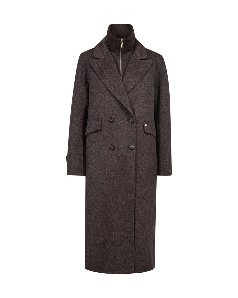 Mmalva Loisa Mock Neck Coat
