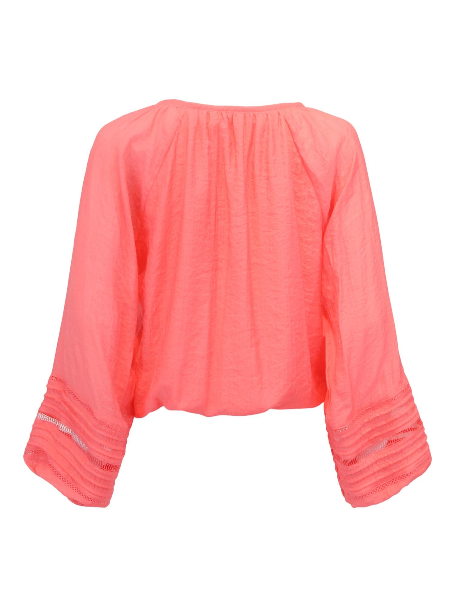 Seam Detail Sleeve Blouse 252836