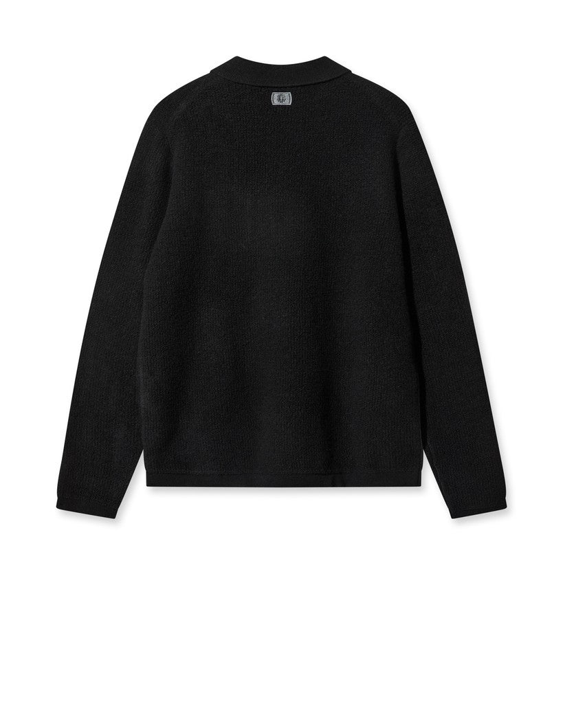 Mmgryan Soft Polo Zip Knit