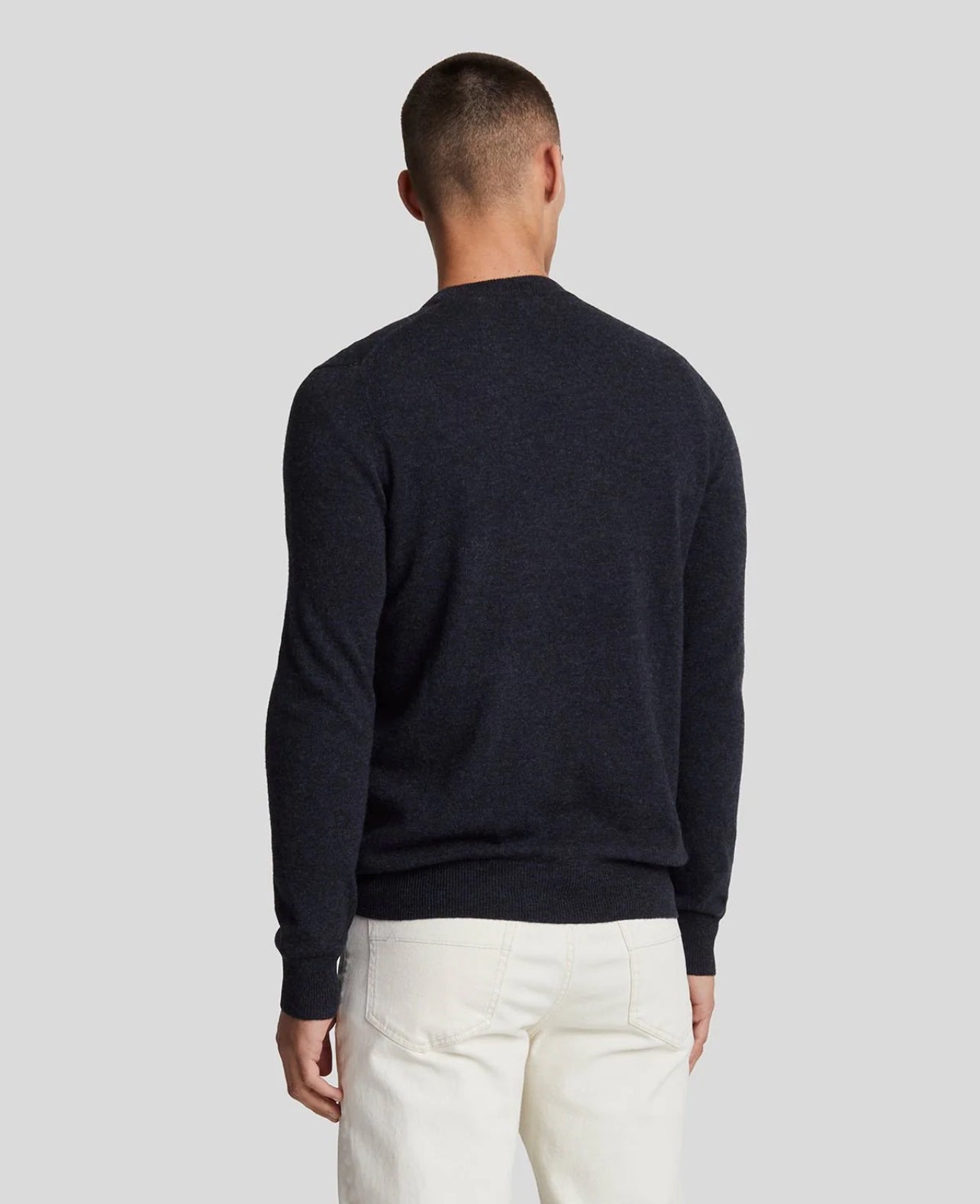 LAMBSWOOL BLEND CREW NECK JUMPER