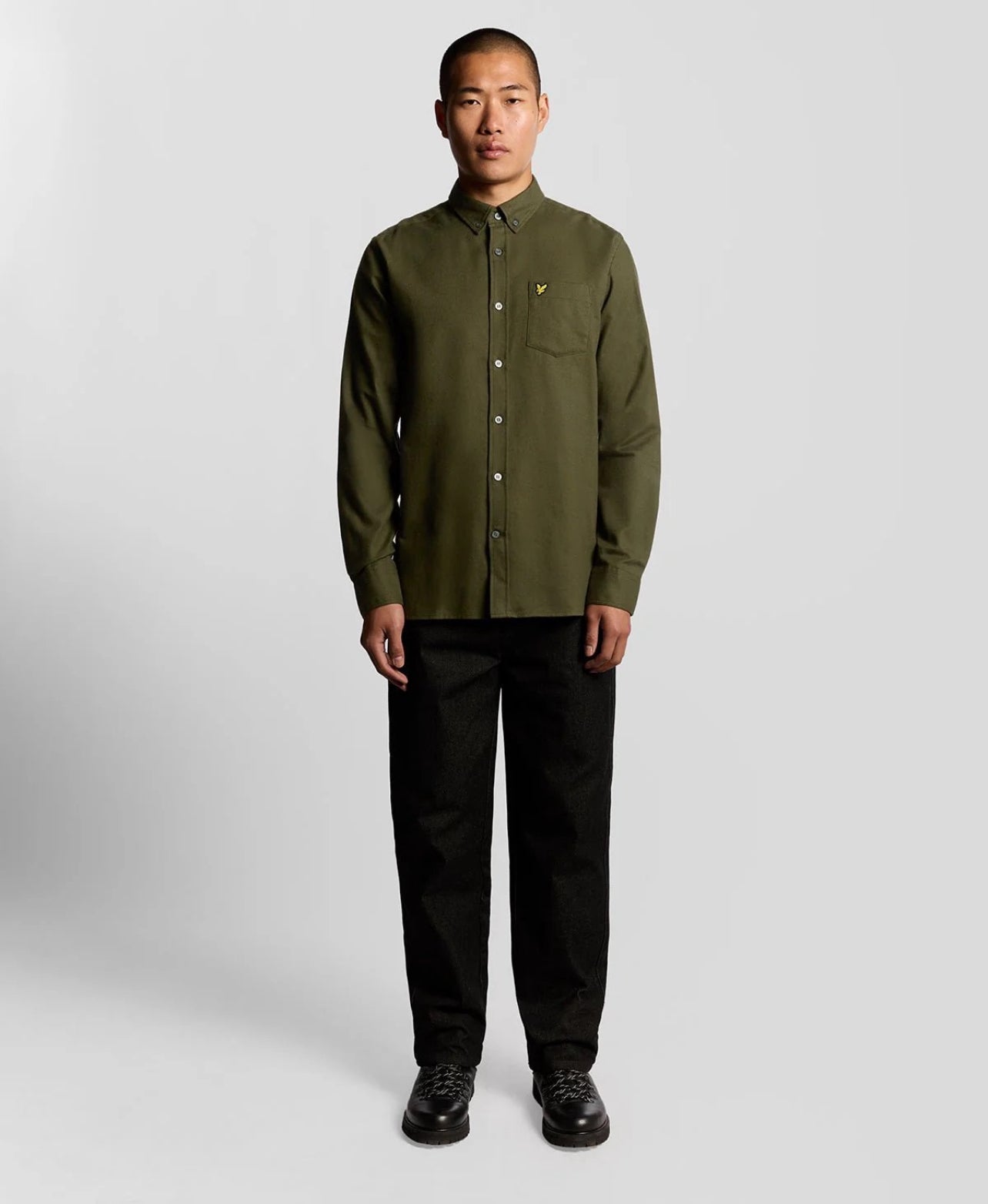 Plain Flannel Shirt