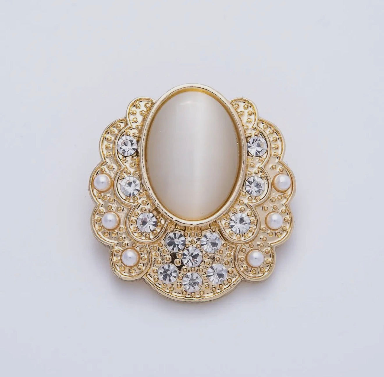 Vintage gold cat eye