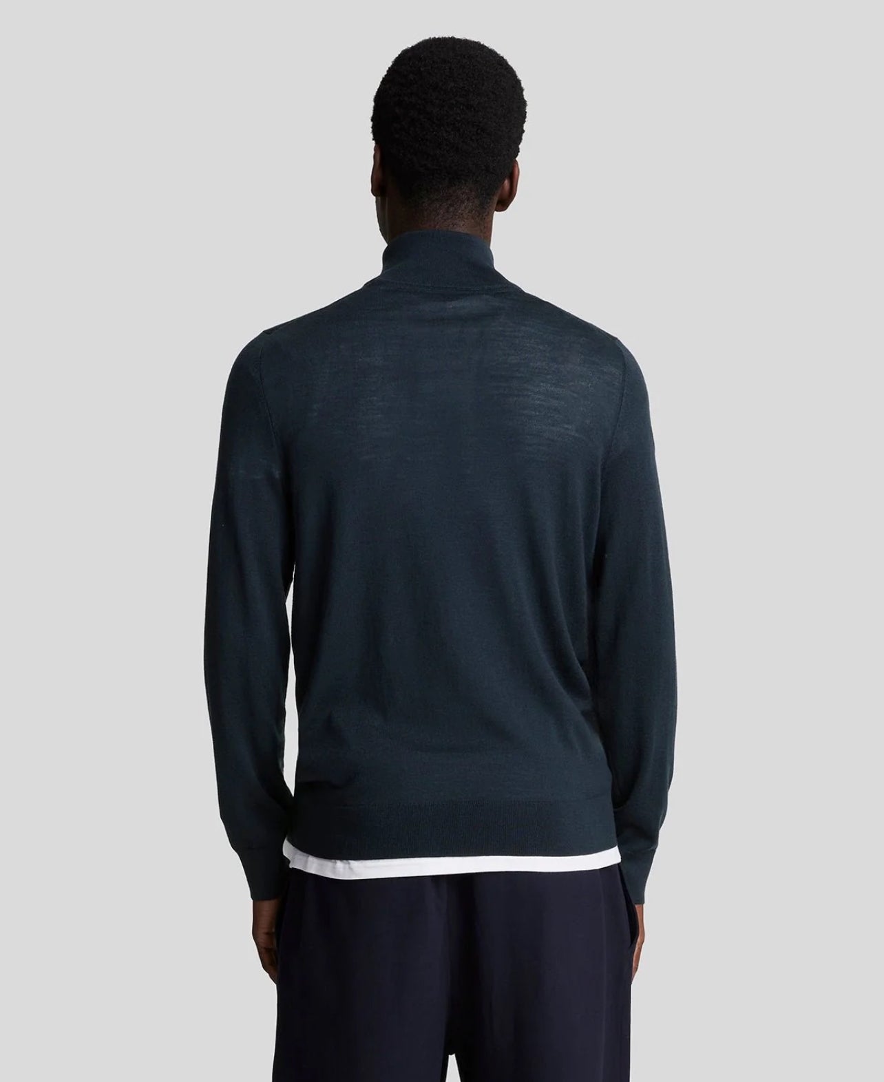 TONAL EAGLE MERINO QUARTER ZP JUMPER