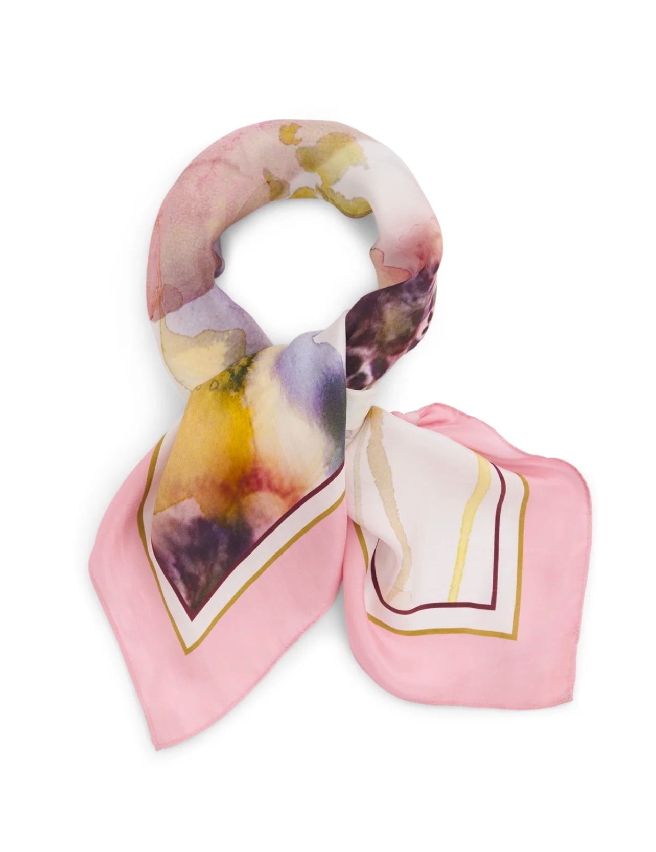 Poppy rose Silk Scarf