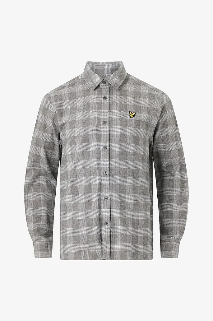 Static Check Flannel Shirt