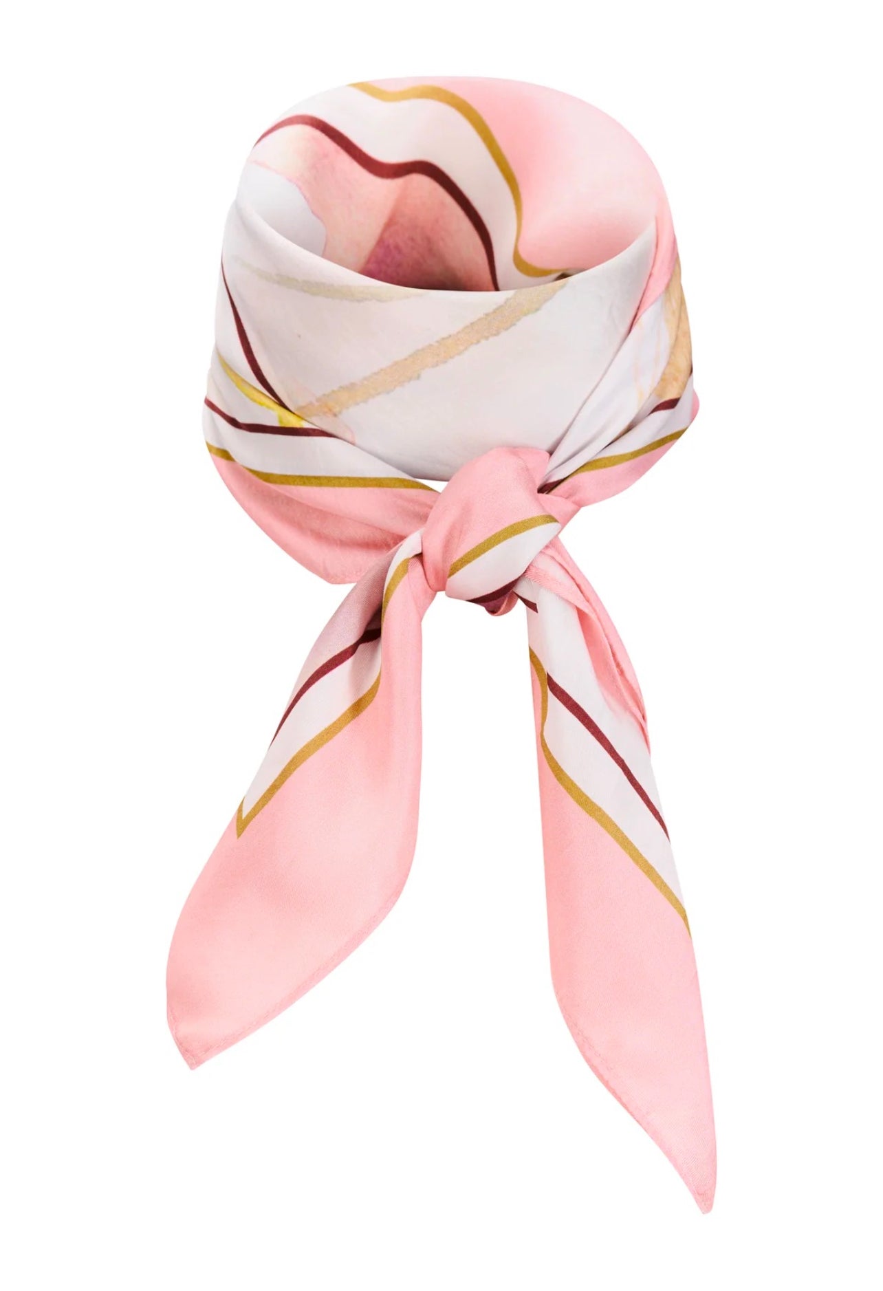 Poppy rose Silk Scarf