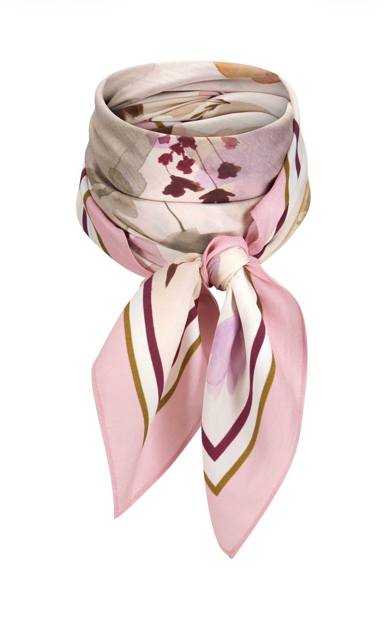 ROUGE SILK SCARF